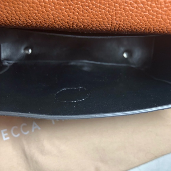 Rebecca Min off crossbody bag. Brown pebbled leather. Dust bag included. - Picture 5 of 6